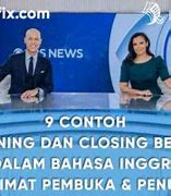 Berita Sekarang Dalam Bahasa Inggris